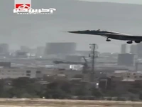 غرش جنگنده میگ ۲۹ نیروی هوایی ارتش بر فراز فرودگاه مهرآباد 