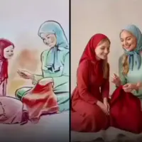  با هوش مصنوعی عکس‌های فارسی دبستان را واقعی کردند