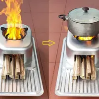  نحوه درست کردن اجاق هیزمی با سینک ظرفشویی قدیمی