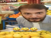 واکنش دیدنی سید جواد هاشمی با دیدن قیمت یک کیلو زردآلو!
