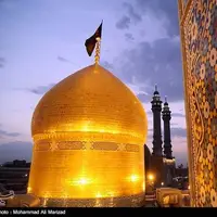 آیین تعویض پرچم گنبد مطهر و سیاه پوشی ضریح حضرت فاطمه معصومه (س)