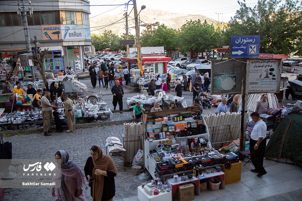 گَشتی در بازار بانه