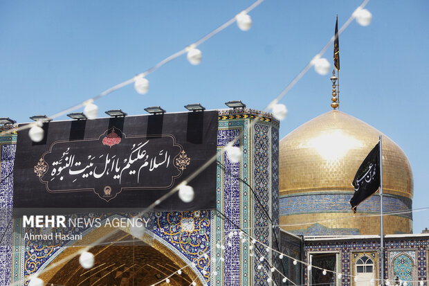 عکس/ حرم مطهر رضوی در روز شهادت امام محمد باقر(س)
