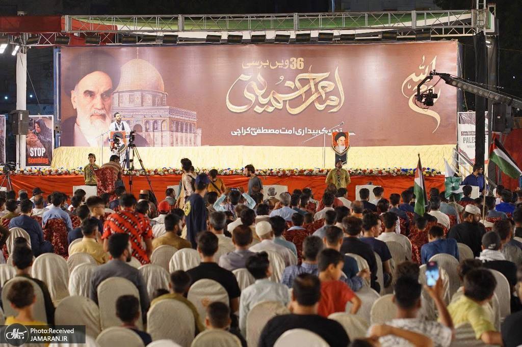 مراسم سالگرد ارتحال امام خمینی (س) در کراچی پاکستان