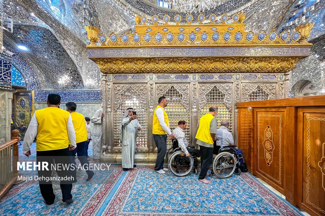 عکس/ اعزام جانبازان دفاع مقدس به عتبات عالیات