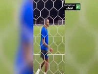 وقتی رافینیا در نقش دروازه‌بان ظاهر می‌شود!