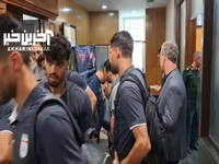 تیم ملی برای عزیمت به قطر وارد فرودگاه مهرآباد شد