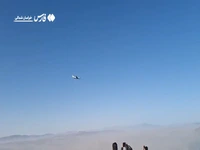 آغاز عملیات اطفای هوایی حریق در جنگل گلستان