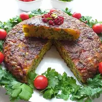 طرز تهیه کوکوی لوبیا سبز هفت پیکر تبریز