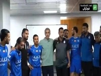 صحبتهای سیدحسین حسینی در رختکن قبل از بازی فینال حذفی