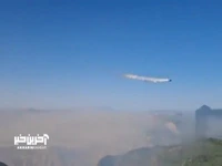 خاموش کردن آتش جنگل گلستان با هواپیما