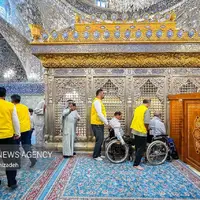 عکس/ اعزام جانبازان دفاع مقدس به عتبات عالیات