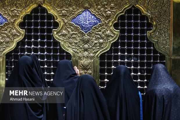 عکس/ حرم مطهر رضوی در روز شهادت امام محمد باقر(س)