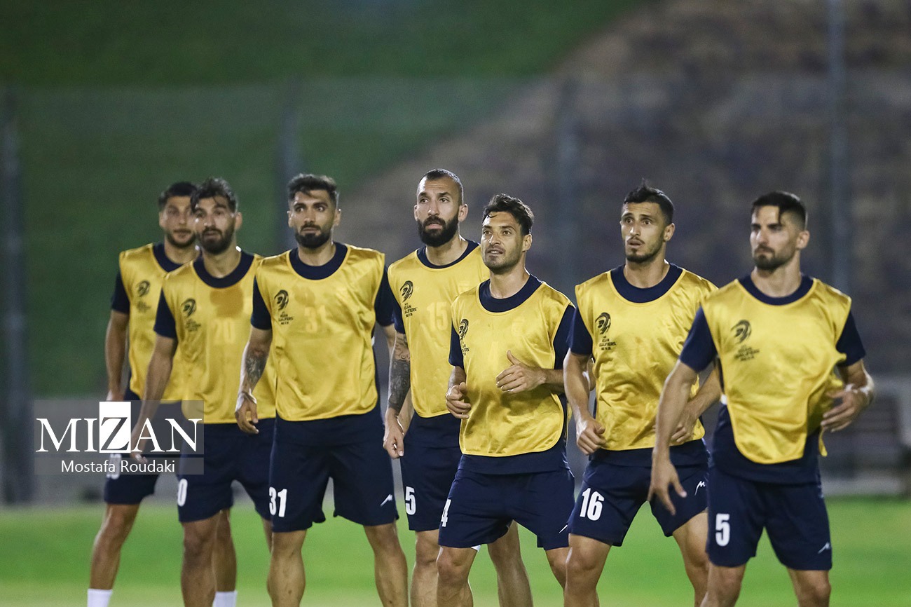 نخستین جلسه تمرینی تیم ملی فوتبال در قطر
