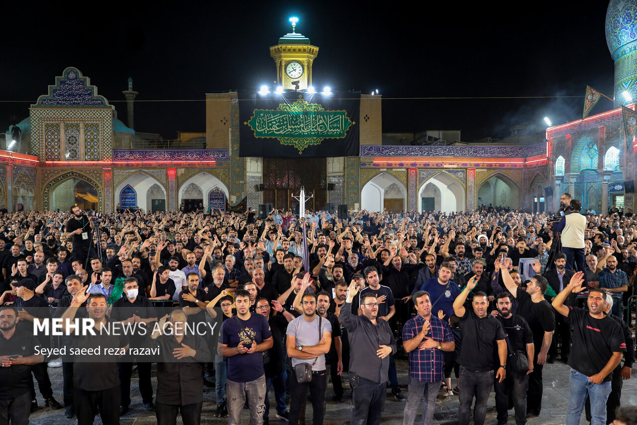 شب دوم مراسم مسلمیه در حرم حضرت عبدالعظیم حسنی(ع)