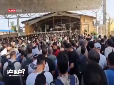 حضور گسترده زائران در مرز مهران برای شرکت در مراسم عرفه کربلا