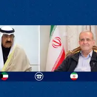 گفتگوی تلفنی پزشکیان و امیر کویت