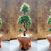 آموزش گام به گام ساخت گلدان با چوب بستنی 