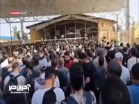 حضور گسترده زائران در مرز مهران برای شرکت در مراسم عرفه کربلا