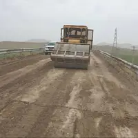 عملیات احداث راه ۶ روستای نوبران ساوه آغاز شد