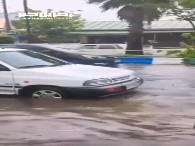 بارش بی‌وقفۀ باران در گیلان