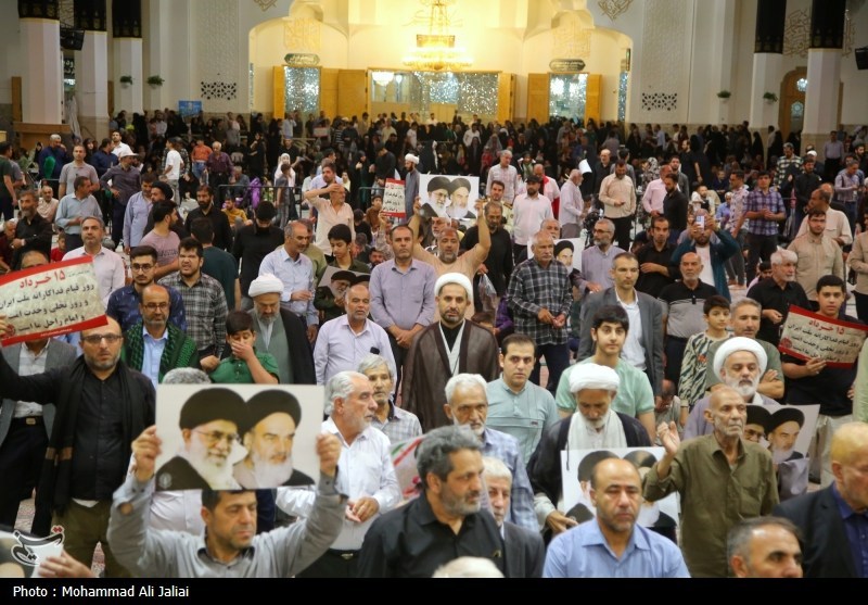 عکس/ راهپیمایی یوم الله ۱۵ خرداد در قم