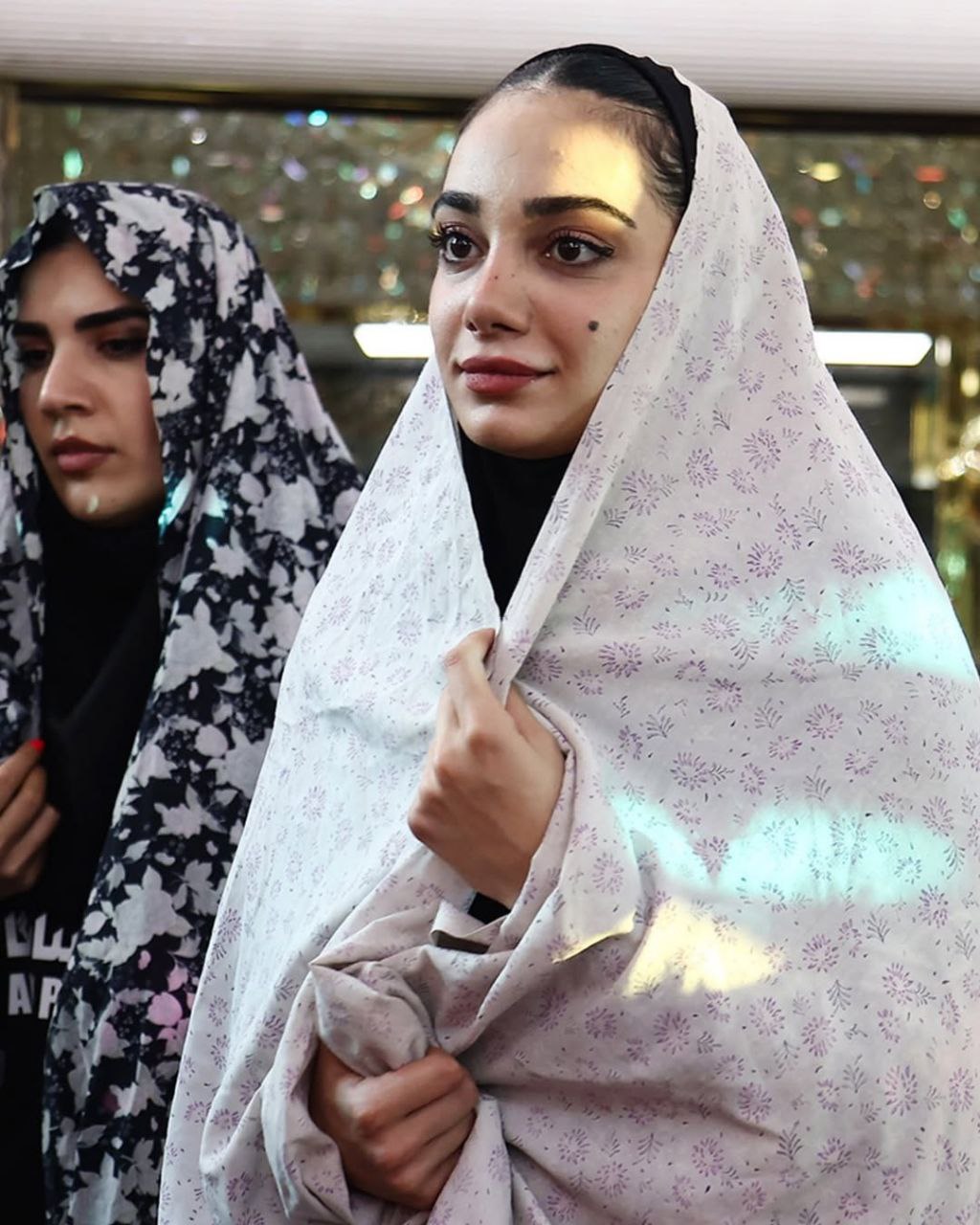 حضور بازیکنان تیم والیبال بانوان ایران در امامزاده صالح تجریش