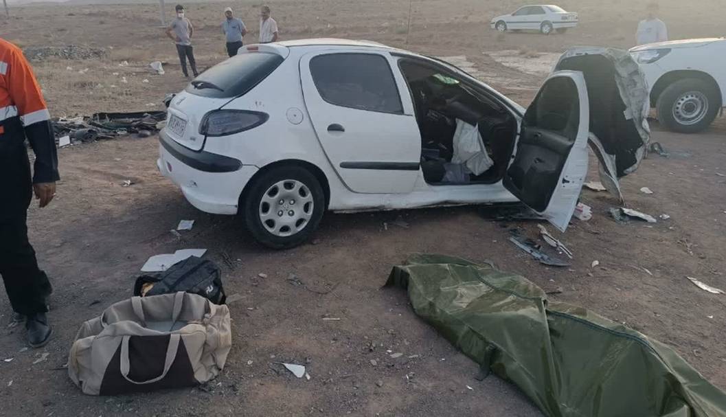 تصادف مرگبار در قم جان یک‌ نفر را گرفت