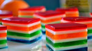 ژله چند رنگ جذاب وخوشمزه مناسب دورهمیها