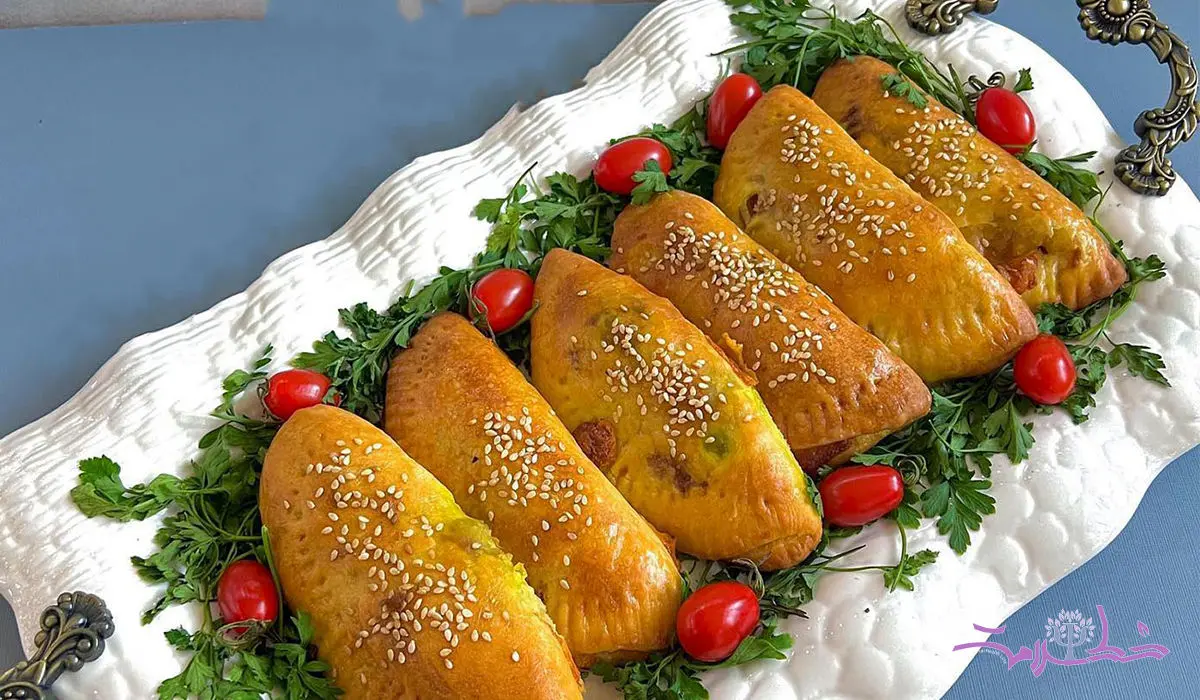 بهترین رسپی پیراشکی گوشت وقارچ همینه