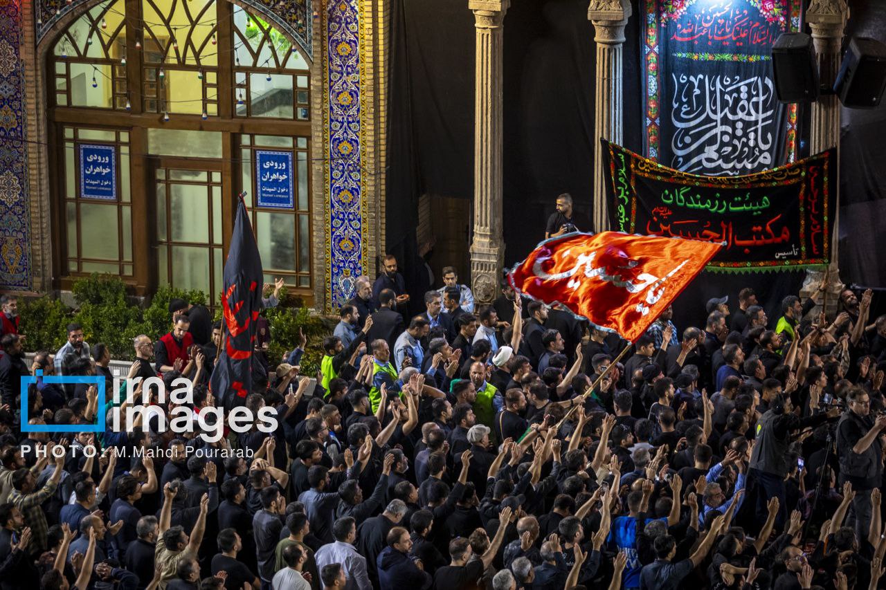 سومین شب عزاداری ایام مسلمیه در حرم حضرت عبدالعظیم (ع)