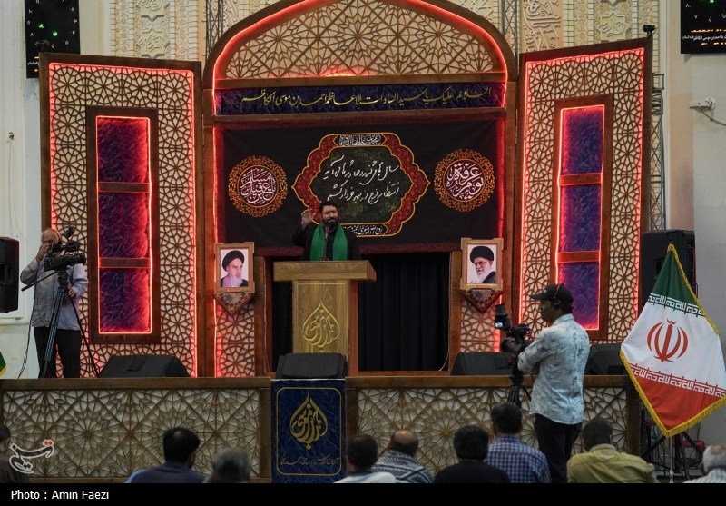عکس/ یادواره شهدای ۱۵ خرداد و بندر شهید رجایی در حرم شاهچراغ
