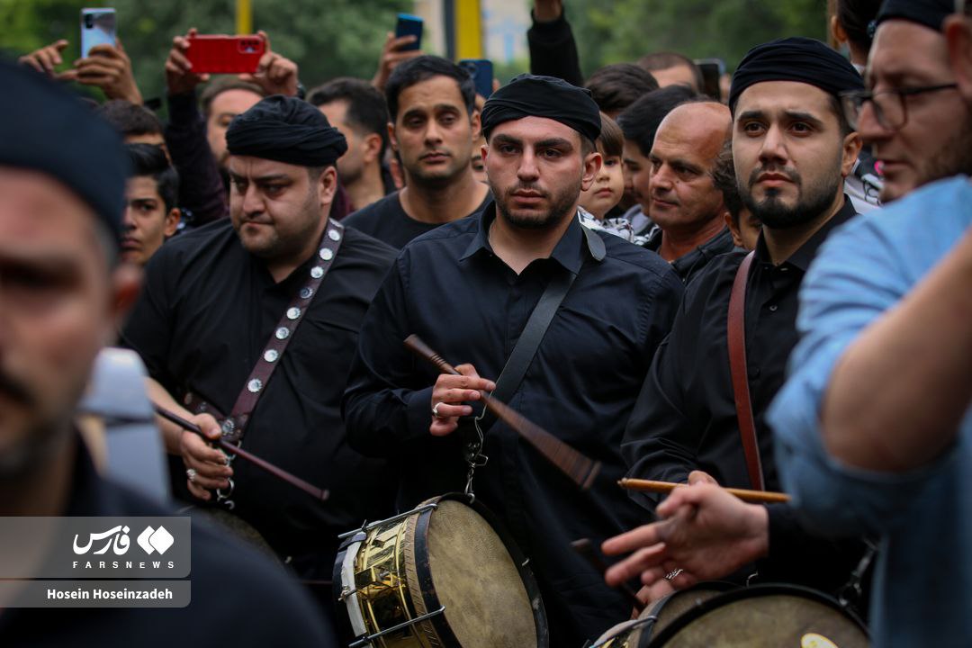 عزاداری سنتی مسلمیه در بازار اردبیل  