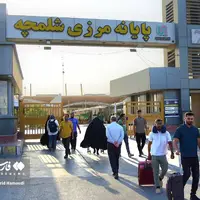  گذر زائران عرفه از شلمچه به کربلا