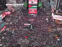 تظاهرات هزاران نفر در خیابان‌های نیویورک در اعتراض به ادامه نسل‌کشی رژیم صهیونیستی در غزه