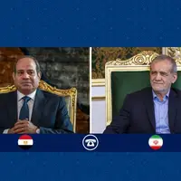 گفت‌وگوی عیدانه روسای‌جمهور ایران و مصر
