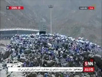 تصاویر هوایی از انجام مناسک حج توسط حجاج در صحرای عرفات