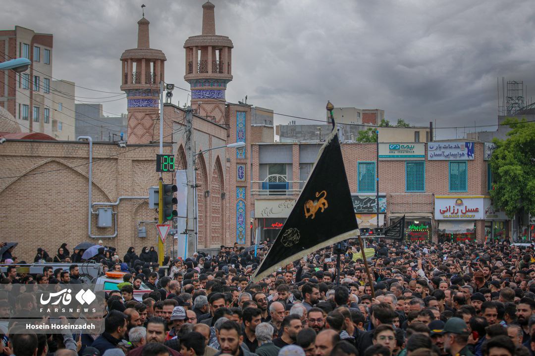 عزاداری سنتی مسلمیه در بازار اردبیل  