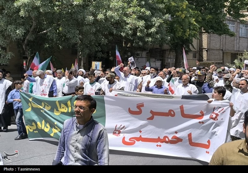 عکس/ راهپیمایی مردمی سالگرد قیام ۱۵ خرداد پیشوا به روایت تصویر