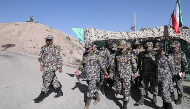 بازدید امیر سرتیپ صباحی فرد از مواضع پدافندی پایتخت