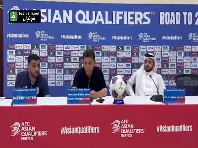 بخش اول نشست خبری امیر قلعه نویی سرمربی تیم ملی بعد از دیدار با قطر