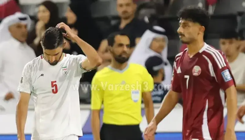 کابوس کارت قرمز برای ایران مقابل قطر!