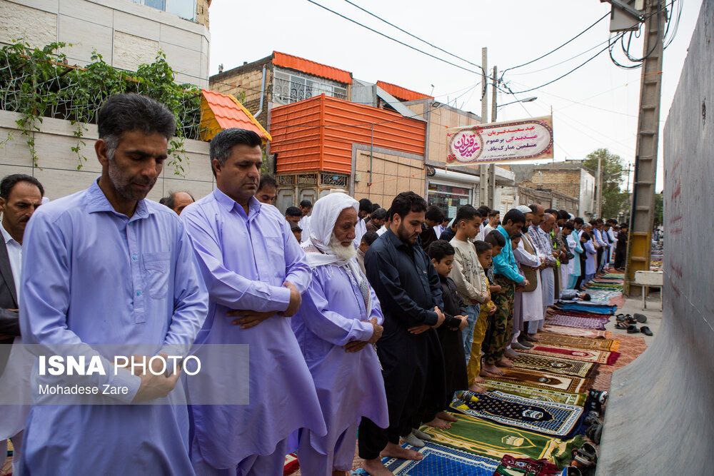 عکس/ اقامه نماز عید سعید قربان اهل تسنن در مشهد
