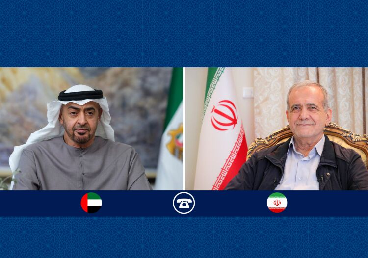 گفتوگوی تلفنی پزشکیان با رئیس امارات متحده عربی