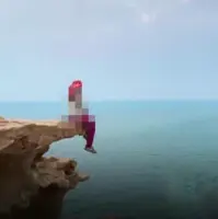 سقوط مرگبار دختر جوان در گردنه عشاق بخاطر گرفتن عکس!