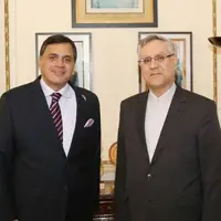 دیدار کمیسر عالی پاکستان با سفیر ایران در لندن