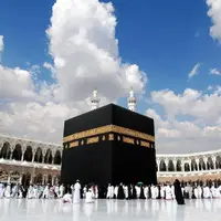 حجاج گرداگرد خانه وحی