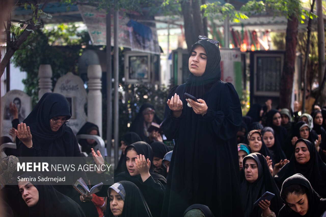 عکس/ مراسم قرائت دعای عرفه در سراسر ایران