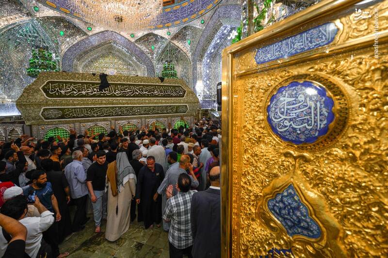عکس/ حضور زائران در حرم امیرالمومنین در اولین روز از دهه امامت