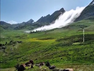 پدیده زیبای آبشار ابر
